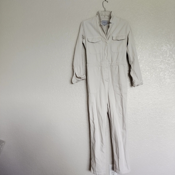 Rails Dixon utility jumpsuit in cream sz Xs - Picture 2 of 10